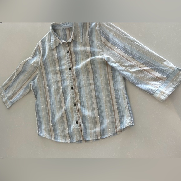 Alfred Dunner Tops - Alfred Dunner petite striped blouse